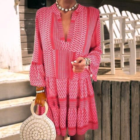 much-to-explore-geo-print-dress-6